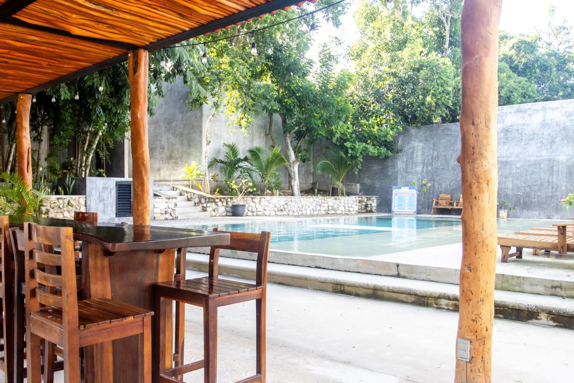 Hotel Casa Tortuga Tulum - Cenotes Park Inclusive Εξωτερικό φωτογραφία The pool at the hotel