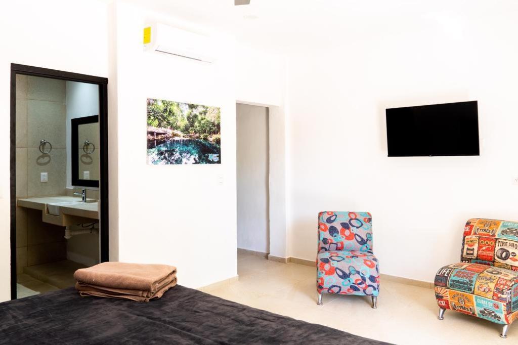 Hotel Casa Tortuga Tulum - Cenotes Park Inclusive Εξωτερικό φωτογραφία A room at the hotel